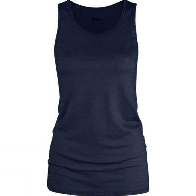 Top Fjallraven High Coast Tank Mujer - Azul Marino - Chile CKZ954081